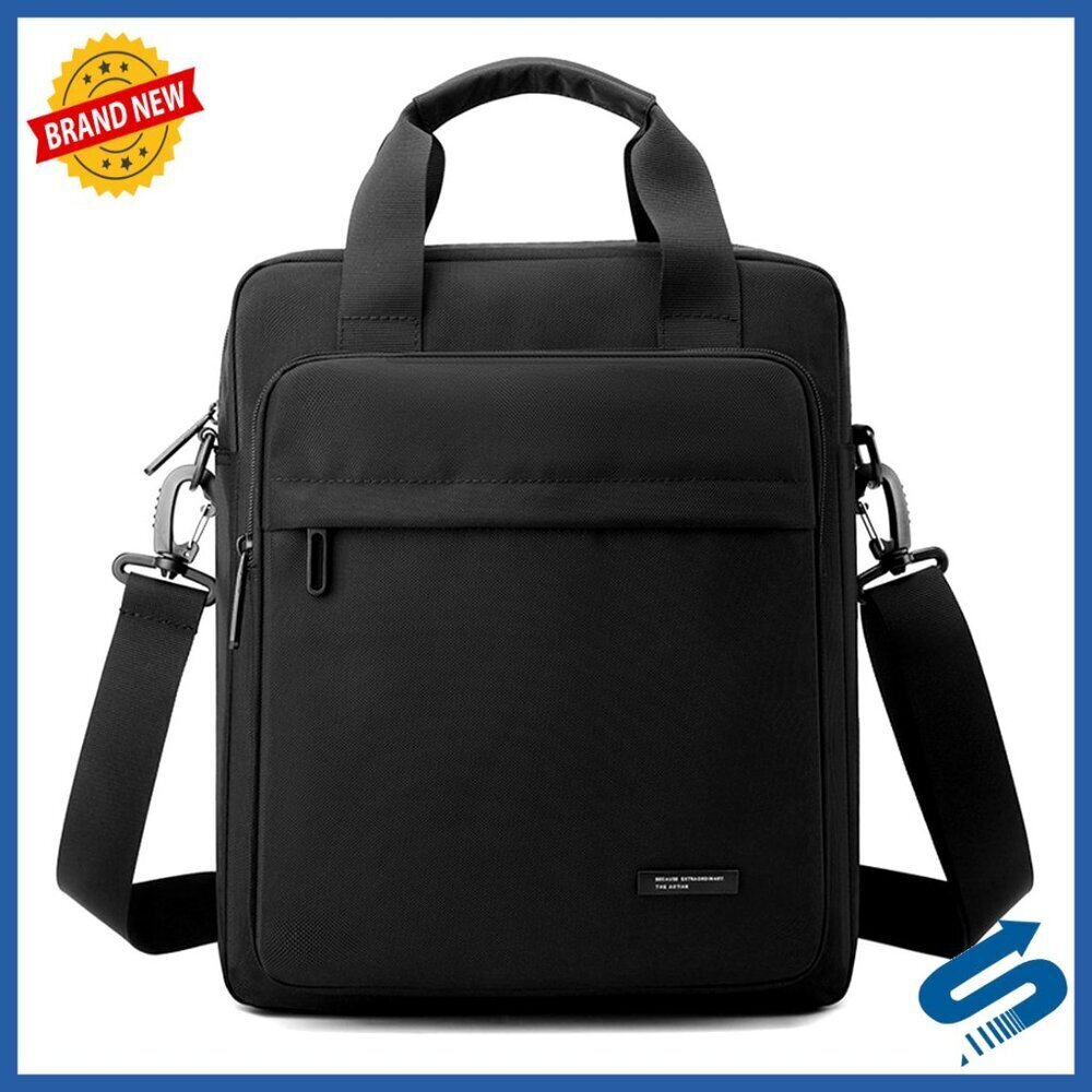 Large Nylon Messenger Bag Waterproof Business Laptop Crossbody Shoulder Bag